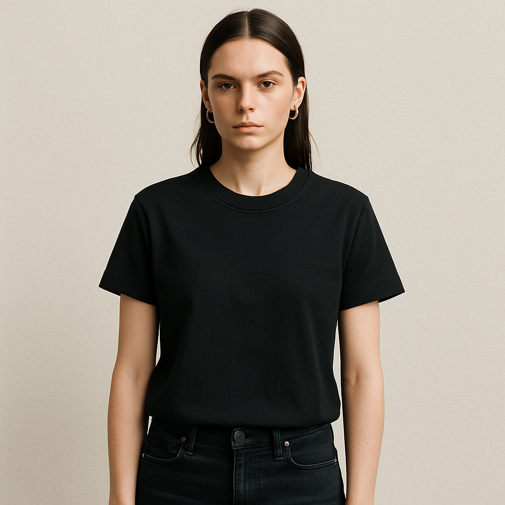 Regular T-shirt - Charcoal Black